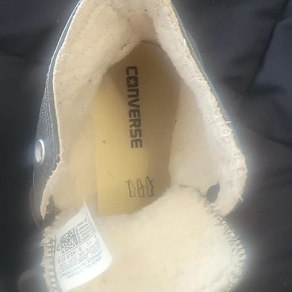 Converse All Star Grey and White High-Tops - Picture 2 of 6